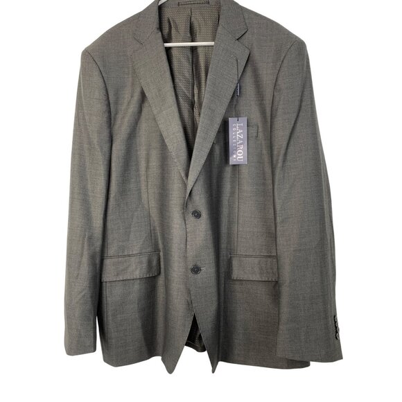 48R Lazarou Collezioni Mens SB2B Suit Seperate Jacket Wool Silk Modern Fit - Picture 4 of 7